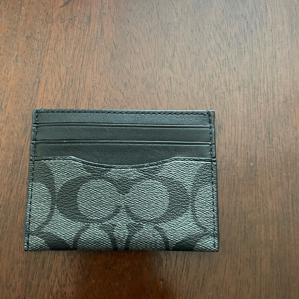Slim Id Card Case In Signature Canvas
